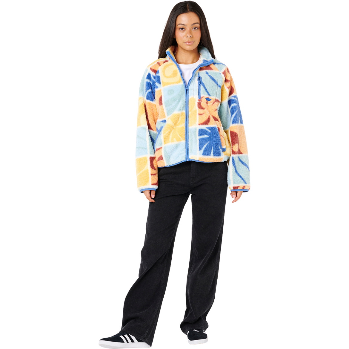 2025 Rip Curl Da Donna AOTS Ty Williams Zip Polar Fleece 0ADWFL - Multi
